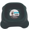 M Pets Plastic Single Bowl for Dogs (Grey) Dogs-Bowls & Feeders M Pets
