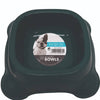 M Pets Plastic Single Bowl for Dogs (Grey) Dogs-Bowls & Feeders M Pets