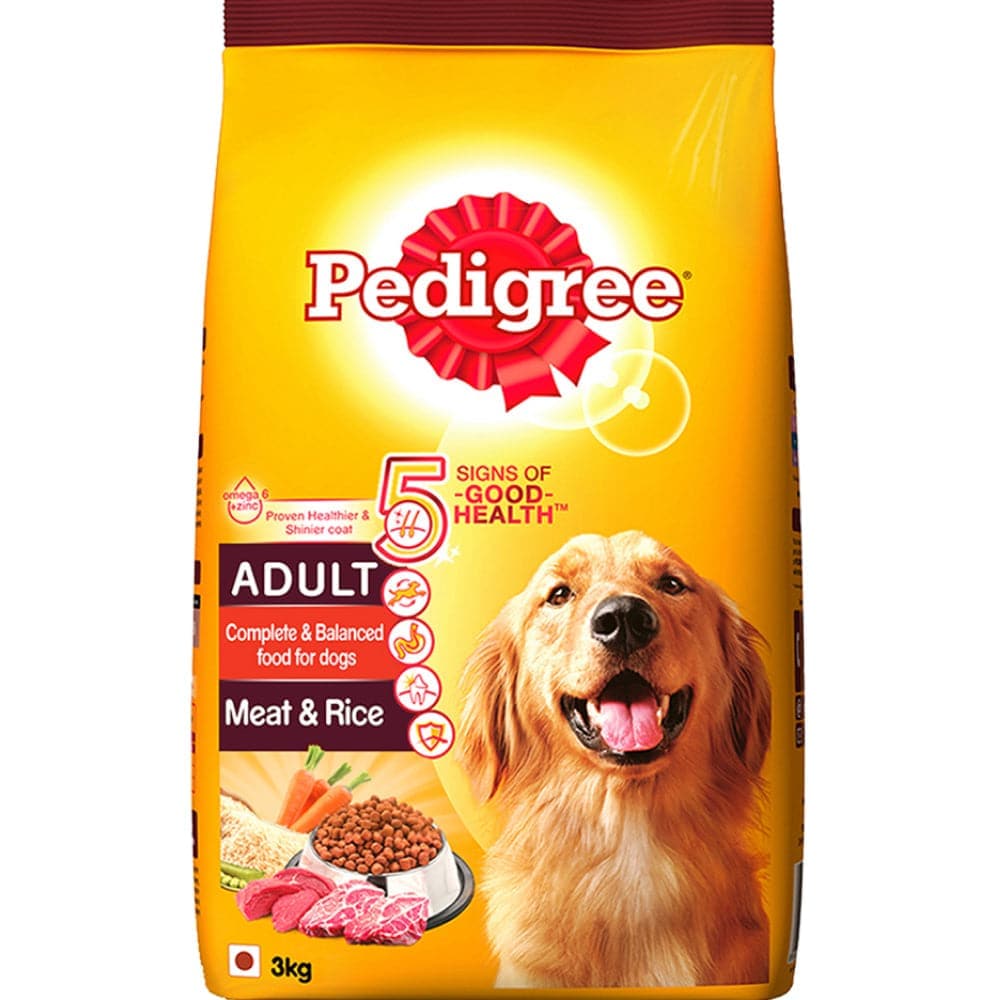 Pedigree Meat & Rice Adult Dog Dry Food