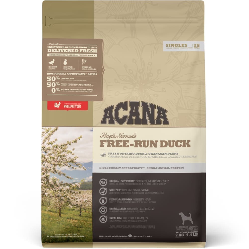 Acana Free Range Duck Dry Dog Food (All Breeds)