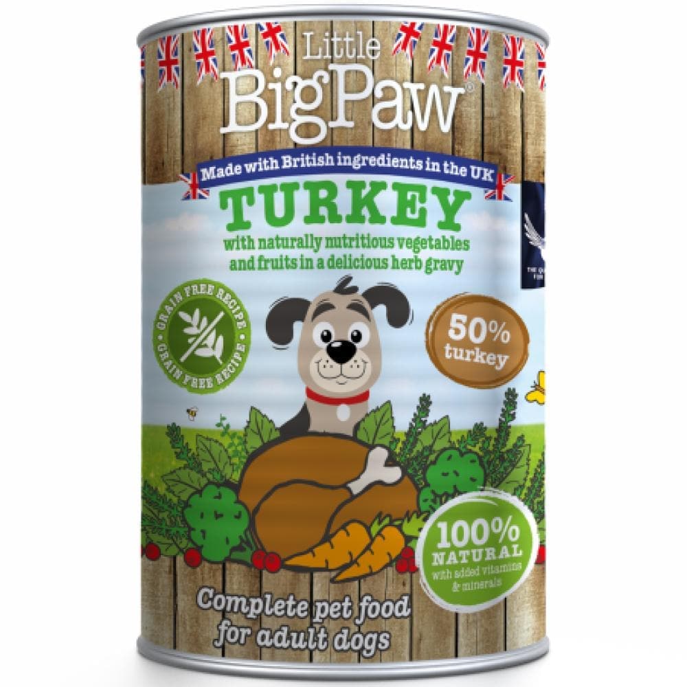 Little Big Paw Turkey Cranberries Broccolli Carrot & Herbs Dog Wet Food