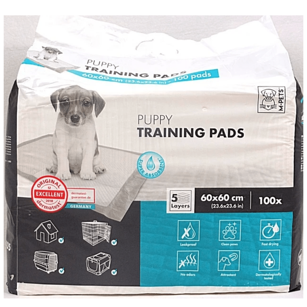 M Pets Training Pads for Puppies (60x60cm) Dogs-Health & Wellness M Pets