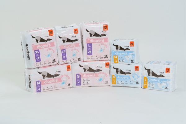 Barkbutler x Fofos Diaper for Female Dogs (25x33cm)