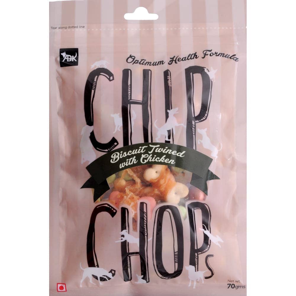 Chip Chops Sushi Rolls, Roast Chicken Strips and Biscuit Twined with Chicken Dog Treats Combo (3 x 70g)