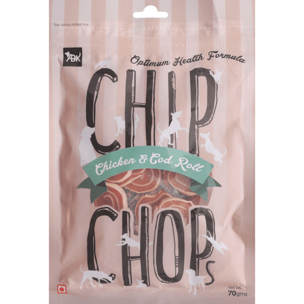 Chip Chops Fish on Stick, Roast Duck Strips and Chicken & Codfish Rolls Dog Treats Combo (3 x 70g)