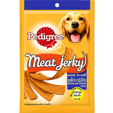 Pedigree Roasted Lamb Meat Treats and Barbecued Chicken Meat Jerky Adult Dog Treats Combo (12+12)