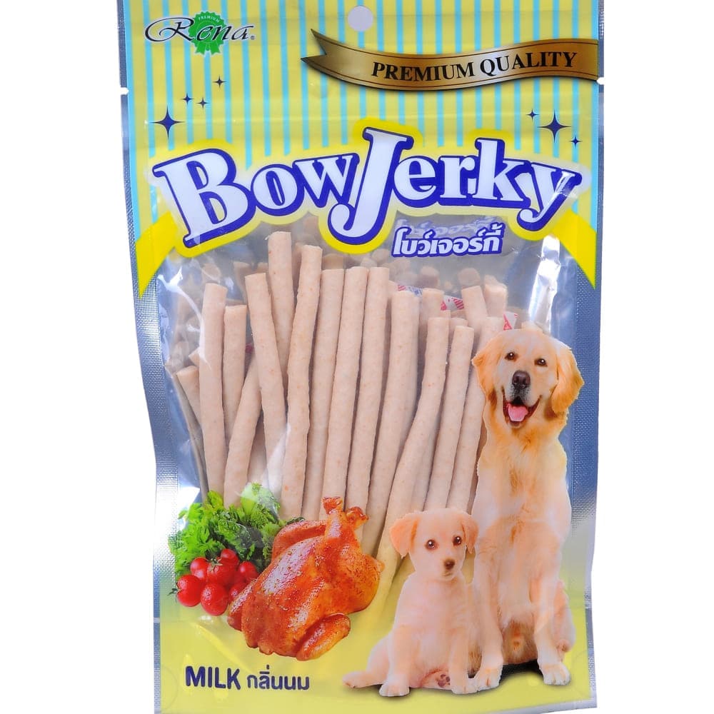 Rena BowJerky Milk Sticks Dog Treats