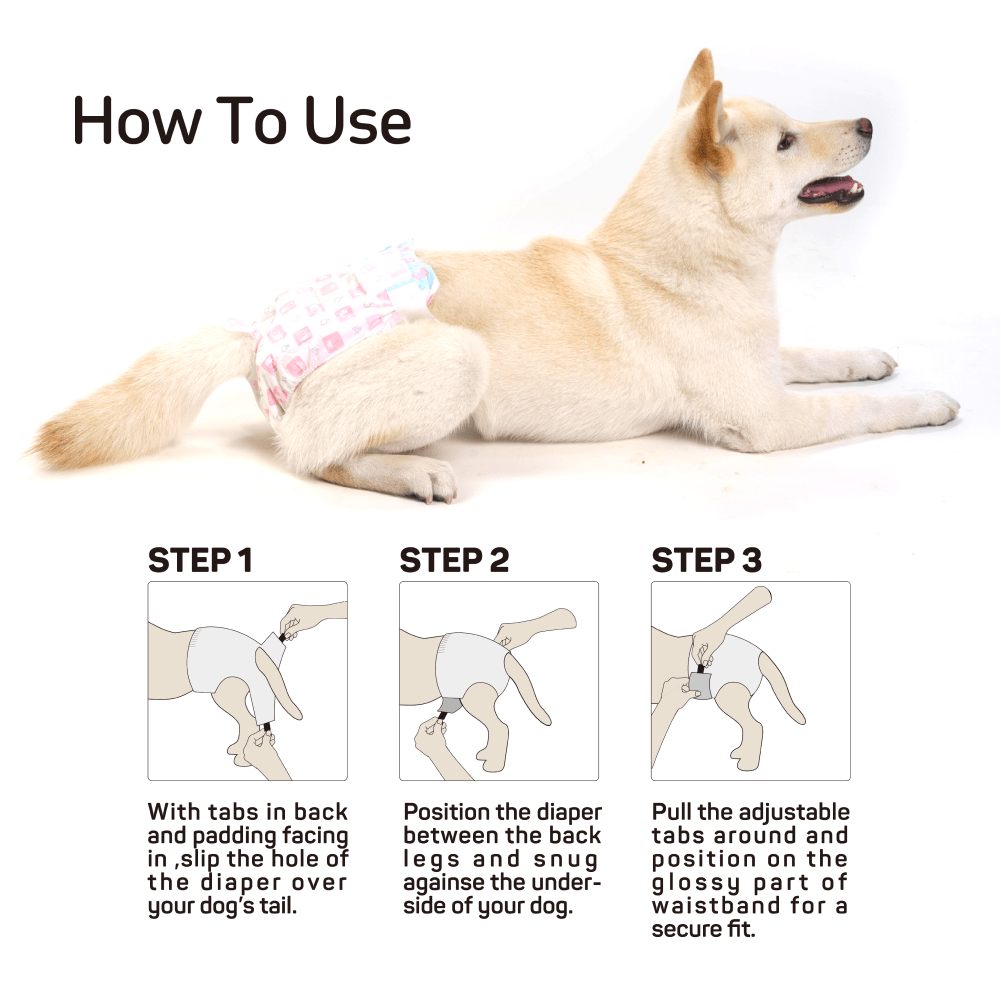 Fofos Diaper for Male Dog