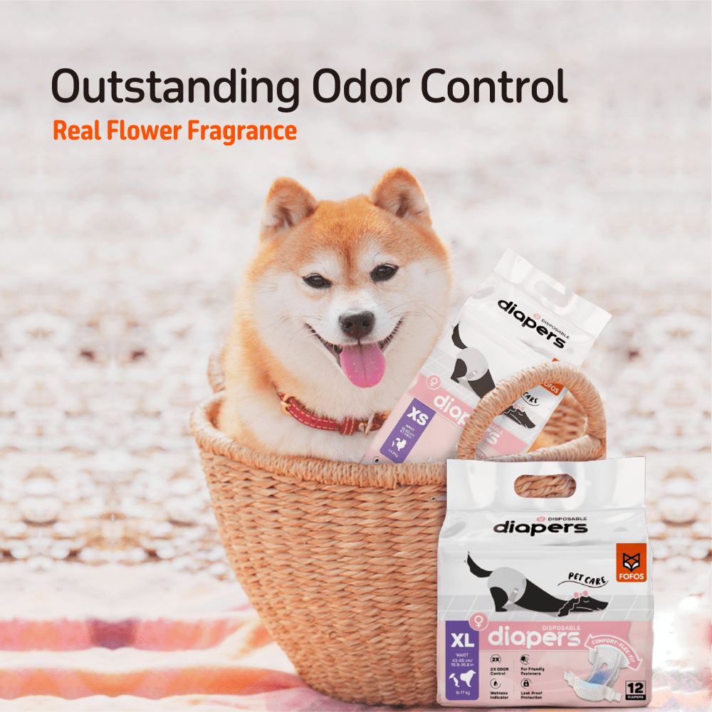 Fofos Diaper for Female Dogs (70x90cm) Dogs-Health & Wellness Barkbutler