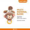 Barkbutler x Fofos Puppy Monkey Toy for Dogs