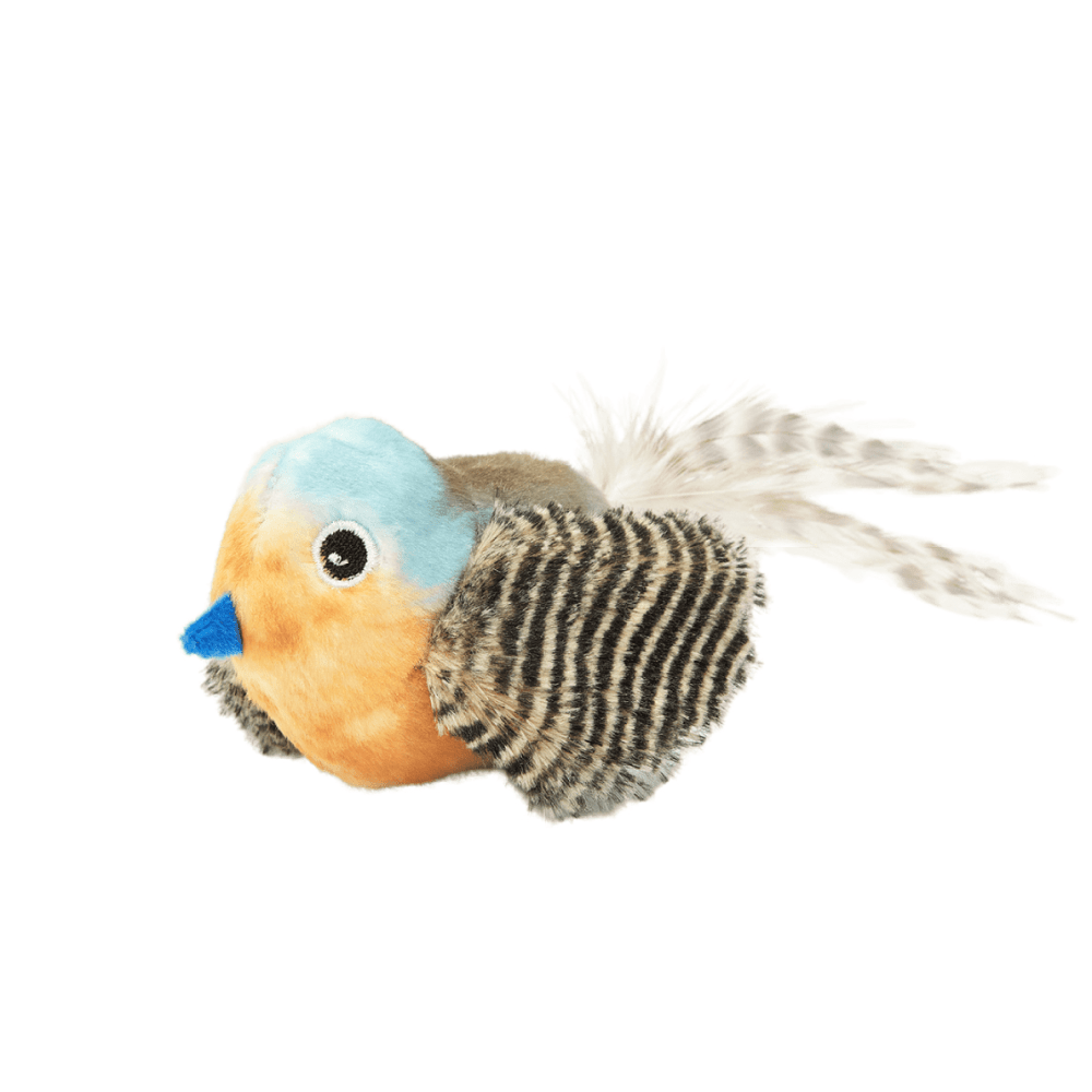 Fofos Blue Bird with Catnip Balls Interactive Toy for Cats