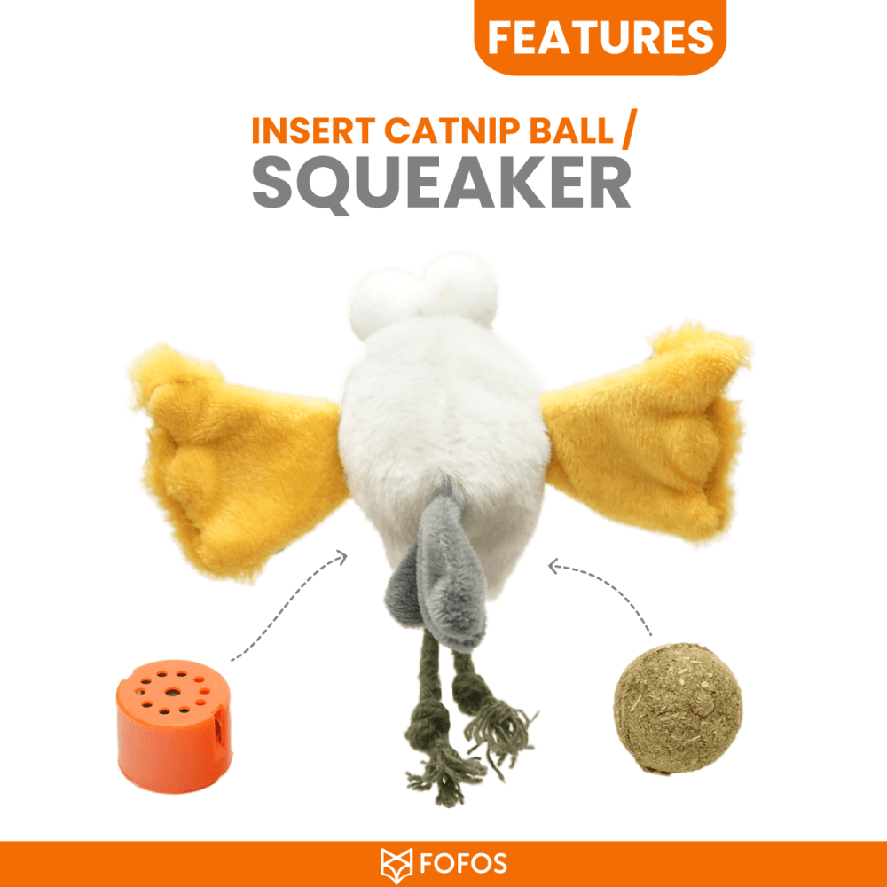 Barkbutler x Fofos Eagle with Catnip Balls Interactive Toy for Cats Cats-Toys Barkbutler
