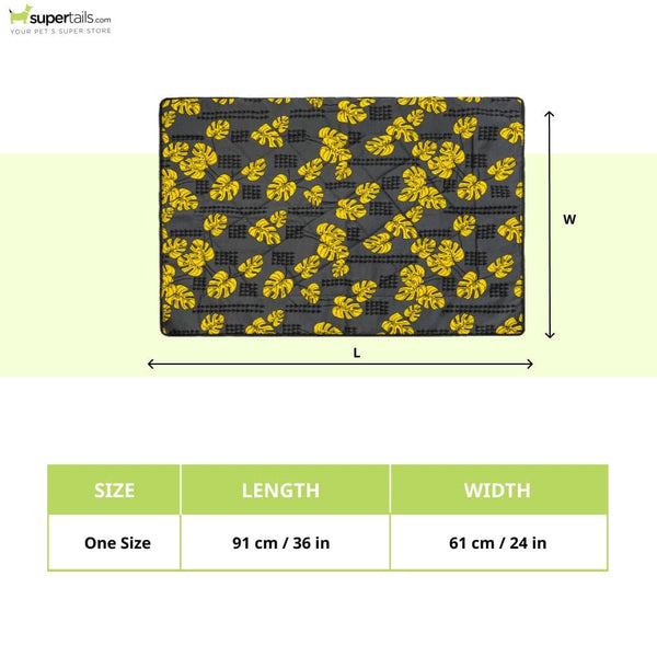 FurBuddies Philo Leaves Pee Mat for Dogs and Cats (Yellow)