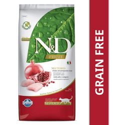 Farmina N&D Prime Chicken & Pomegranate Adult Neutered Cat Dry Food