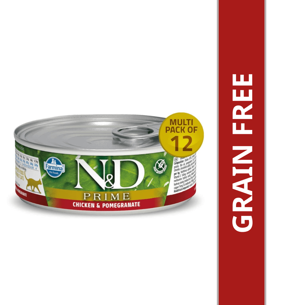 Farmina N&D Prime Chicken & Pomegranate Grain Free Adult Cat Wet Food