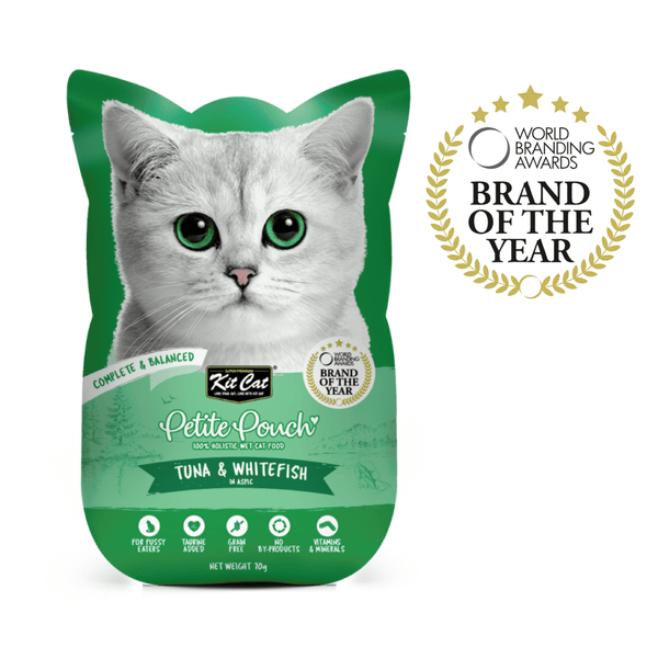 Kit Cat Tuna and Salmon Fish and Tuna and White Fish Cat Wet Food Combo