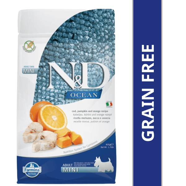 Buy Farmina N&D Ocean Codfish Orange & Pumpkin Grain Free Adult Buy Farmina N&D Ocean Codfish Orange & Pumpkin Grain Free Adult