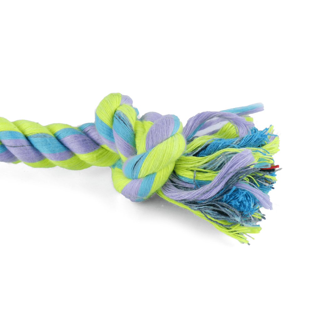Kiki N Pooch 2 Knot Polyster Rope Toy for Dogs