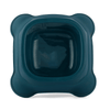 M Pets Plastic Single Bowl for Dogs (Green) Dogs-Bowls & Feeders M Pets