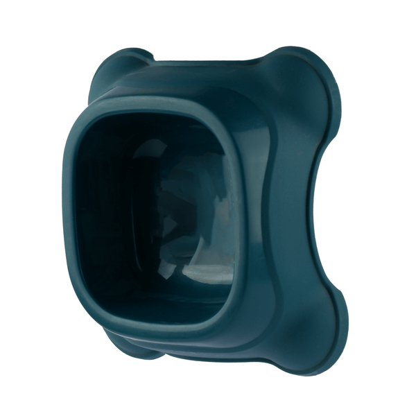 M Pets Plastic Single Bowl for Dogs (Green)