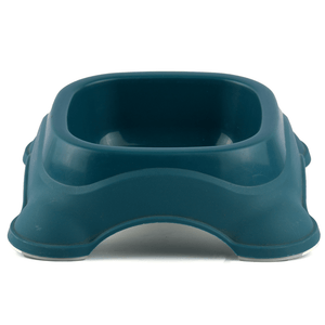 M Pets Plastic Single Bowl for Dogs (Green)