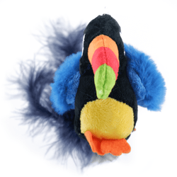 GiGwi Melody Chaser with Motion Activated Sound Chip Toucan Toy for Cats