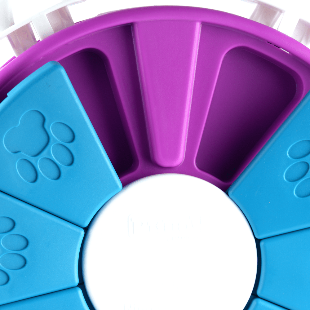 Outward Hound Hide N' Slide Interactive Puzzle Dog Toy- Purple