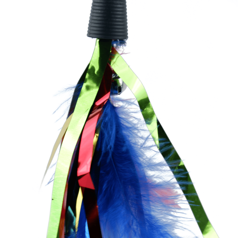 Basil Cat Teaser with Feathers & Bell for Cats Cats-Toys Basil