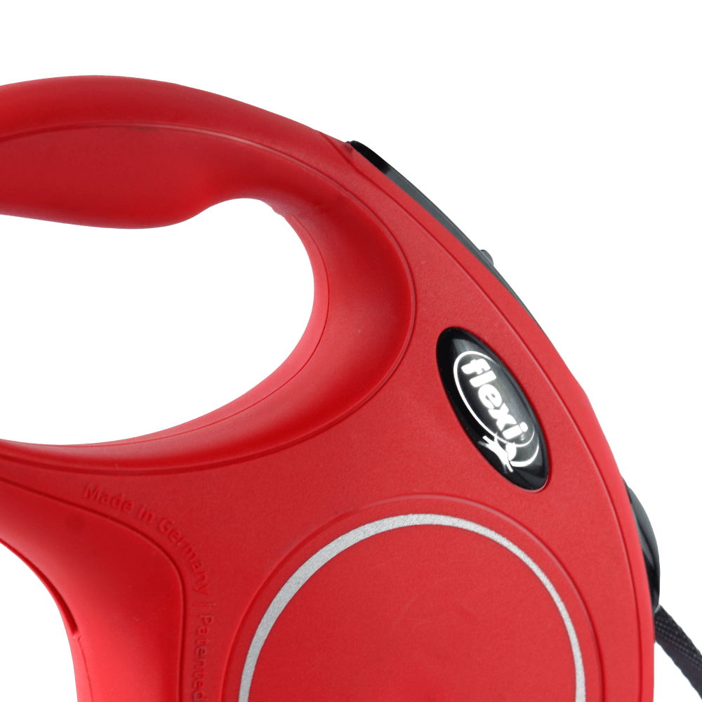 Flexi Classic Retractable Leash for Dogs and Cats (Red)