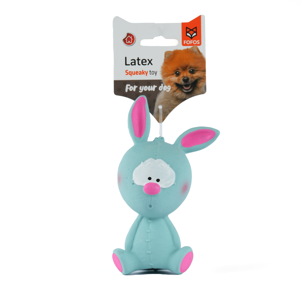 Fofos Latex Bi Rabbit Toy for Dogs