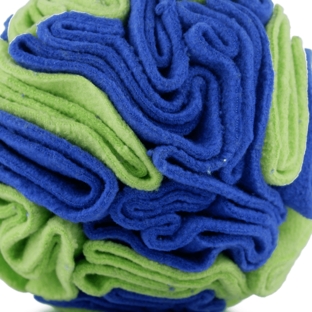 For The Love Of Dog Sniffer Ball Toy for Dogs (Blue/Green)