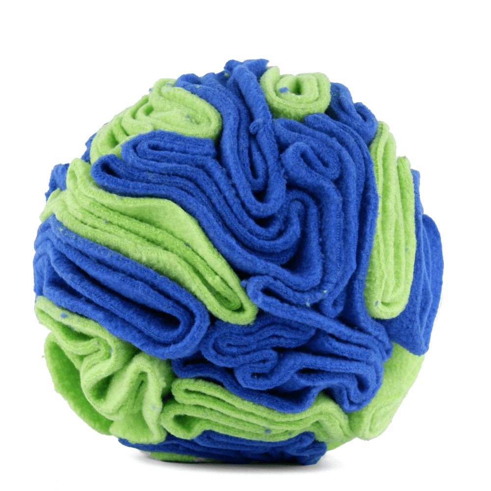 For The Love Of Dog Sniffer Ball Toy for Dogs (Blue/Green)