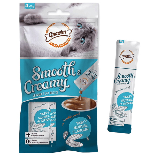 Gnawlers Mussel Flavour Creamy Cat Treats
