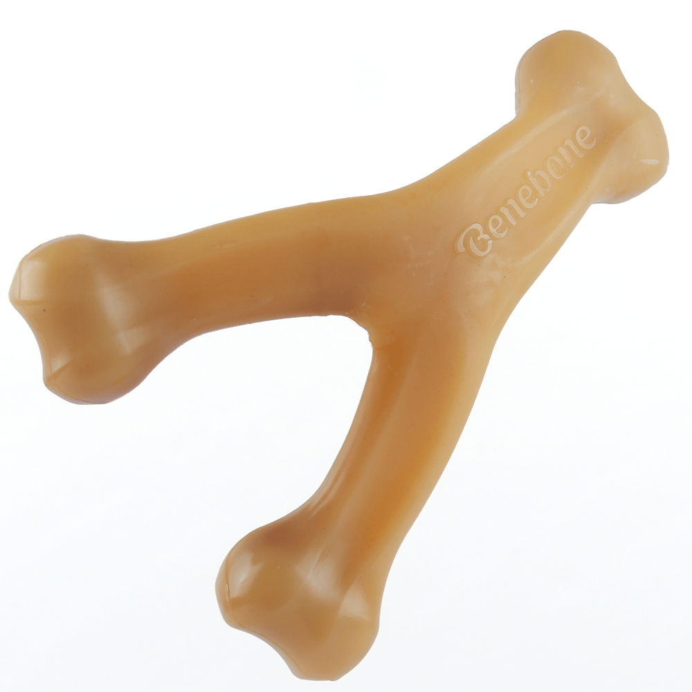 Benebone Chicken Flavored Wishbone Chew Toy for Dogs | For Aggressive Chewers Dogs-Toys Benebone M