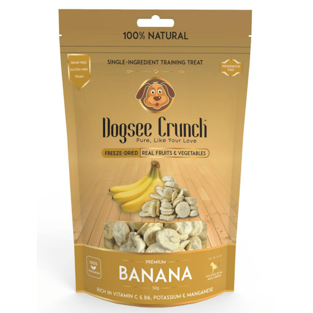Dogsee Crunch Freeze Dried Banana Dog Treats