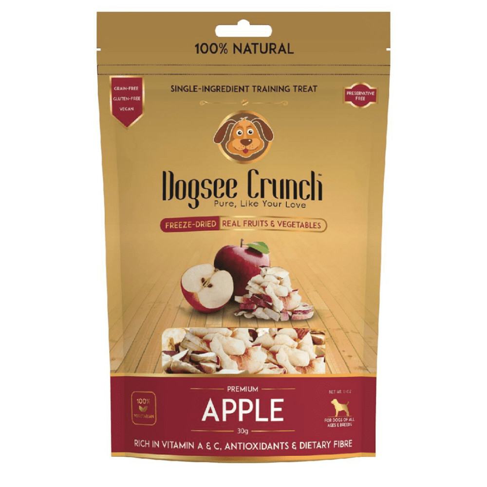 Dogsee Crunch Freeze Dried Apple Dog Treats Dog Treats + Others Dogsee Chew 30g