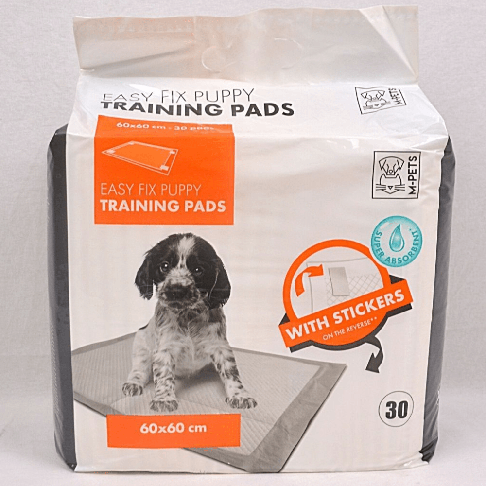 M-Pets Easy Fix Puppy Training Pads With Stickers- 30 pcs