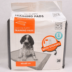 M Pets Easy Fix Puppy Training Pads With Stickers for Dogs (30 pcs)