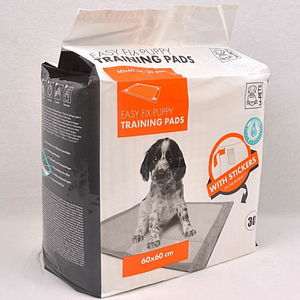 M Pets Easy Fix Puppy Training Pads With Stickers for Dogs (90x60cm) Dogs-Health & Wellness M Pets