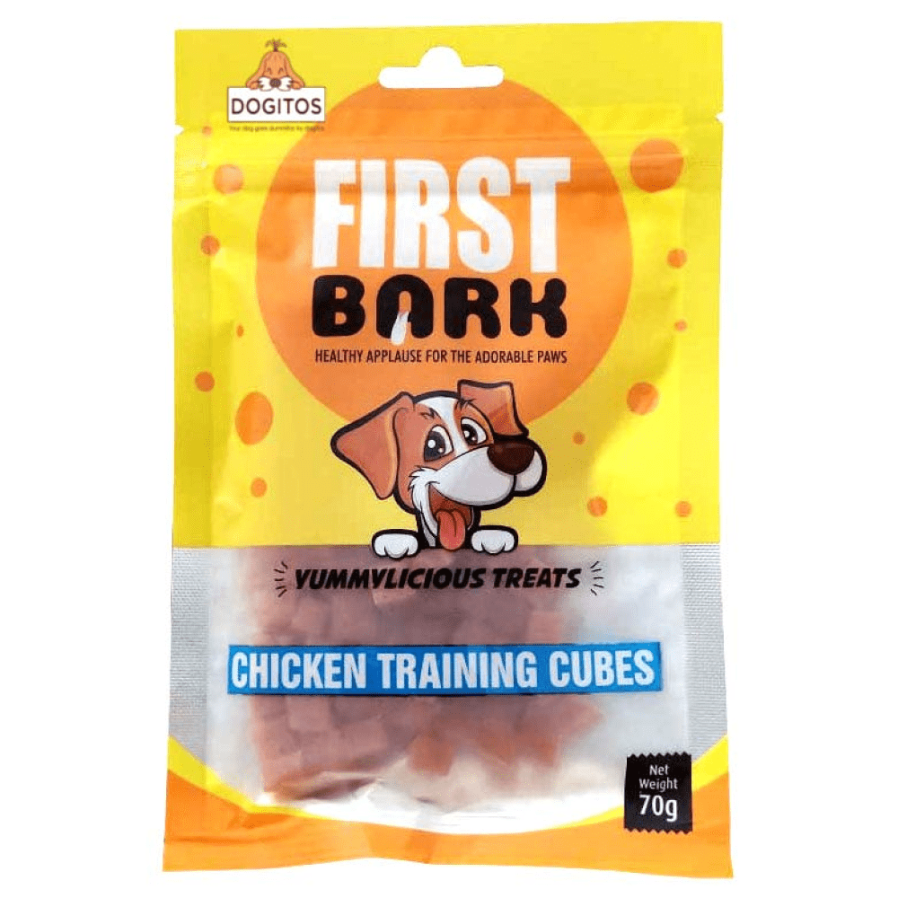 First Bark Chicken Training Cubes Dog Treat Dog Treats + Others First Bark 350g
