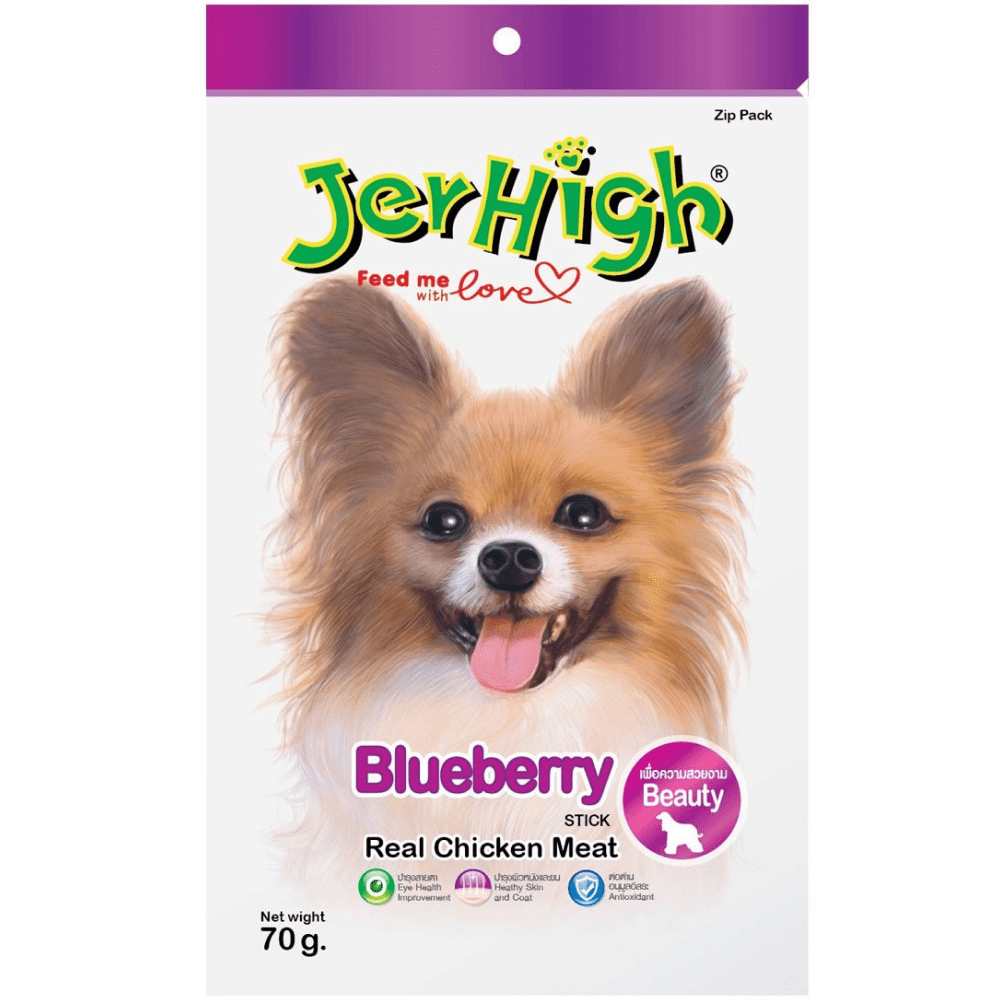 JerHigh Chicken Blueberry and Spinach Dog Treats Combo Dog Treats + Others Jerhigh