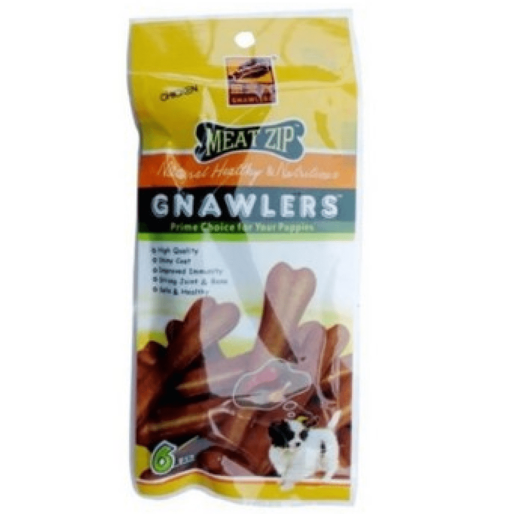 Gnawlers Meat Zip Dog Treat