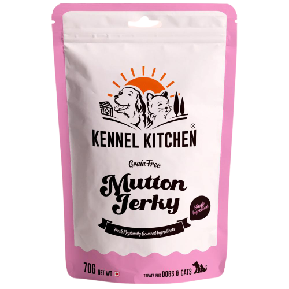 Kennel Kitchen Air Dried Mutton Jerky Dog and Cat Treats Dog Treats + Others Kennel Kitchen