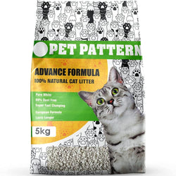 Pet Pattern Natural Clay Scented Quick Clumping Cat Litter