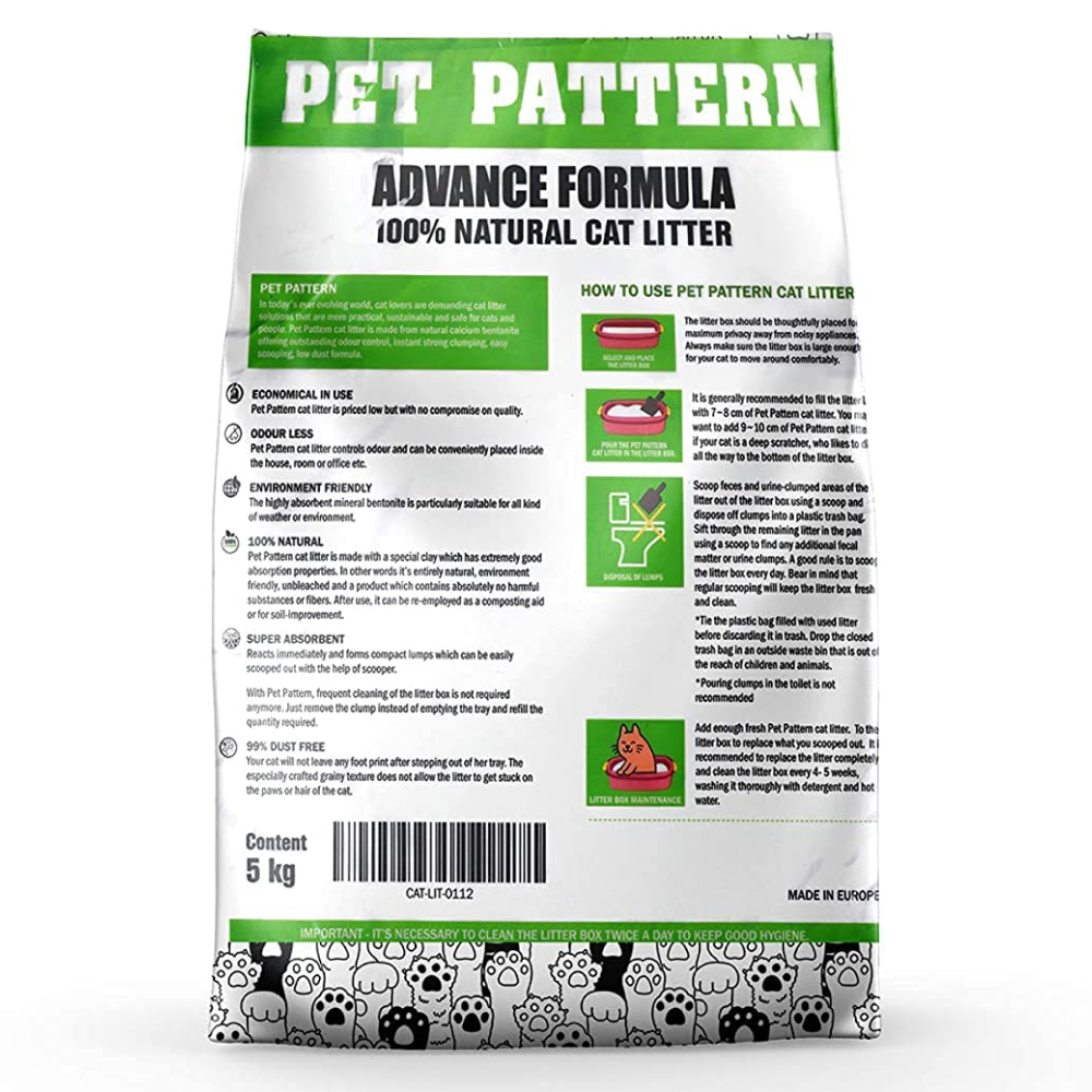 Pet Pattern Quick Clumping Cat Litter