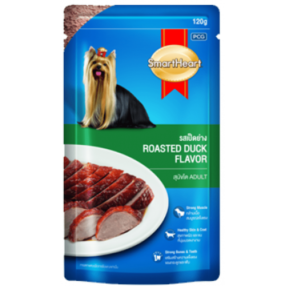 SmartHeart Roasted Duck In Gravy Adult Dog Wet Food Dogs-Wet Food Smartheart