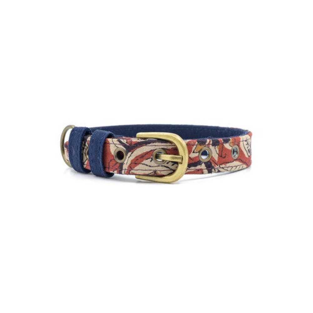 PetWale Kalamkari Print Belt Dog Collar