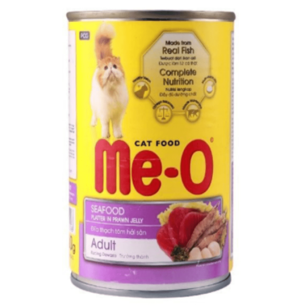 Me O Seafood Platter in Prawn Jelly Canned Adult Cat Wet Food Cats-Wet Food Me O