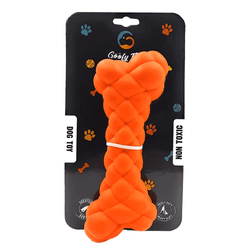Goofy Tails Non Toxic Rubber Squeaky Bone Toy for Dogs