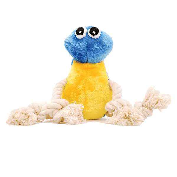 Goofy Tails Cute Furry Bird Squeaky Plush Toy for Dogs